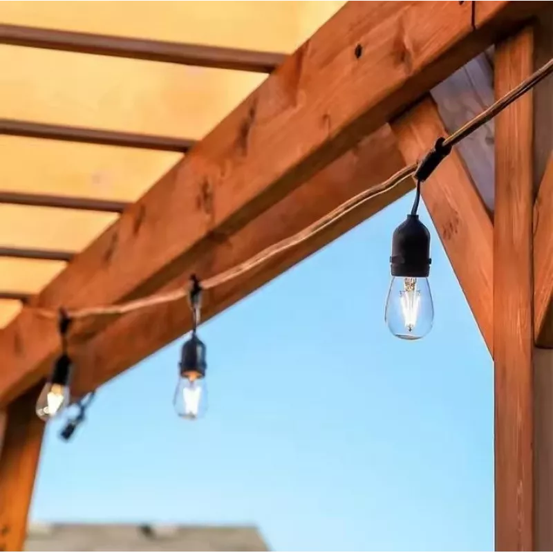 Zewnętrzne lampki sznurkowe Lite bulb moments Extralink 10 m, 10 żarówek, girlanda ogrodowa
