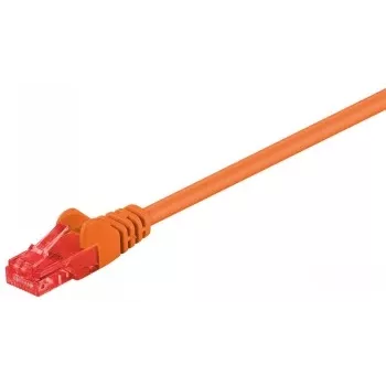 Wentronic Goobay - Kabel krosowy - RJ-45 (M) do RJ-45 (M) - 1 M - UTP - CAT 6 - Formowany, bez zaczepów - Pomarańczowy (95262)