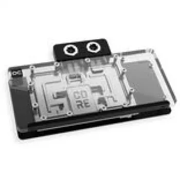 Karta graficzna Alphacool Core RX 9070 XT Taichi Transparent Chrome z backplate'em