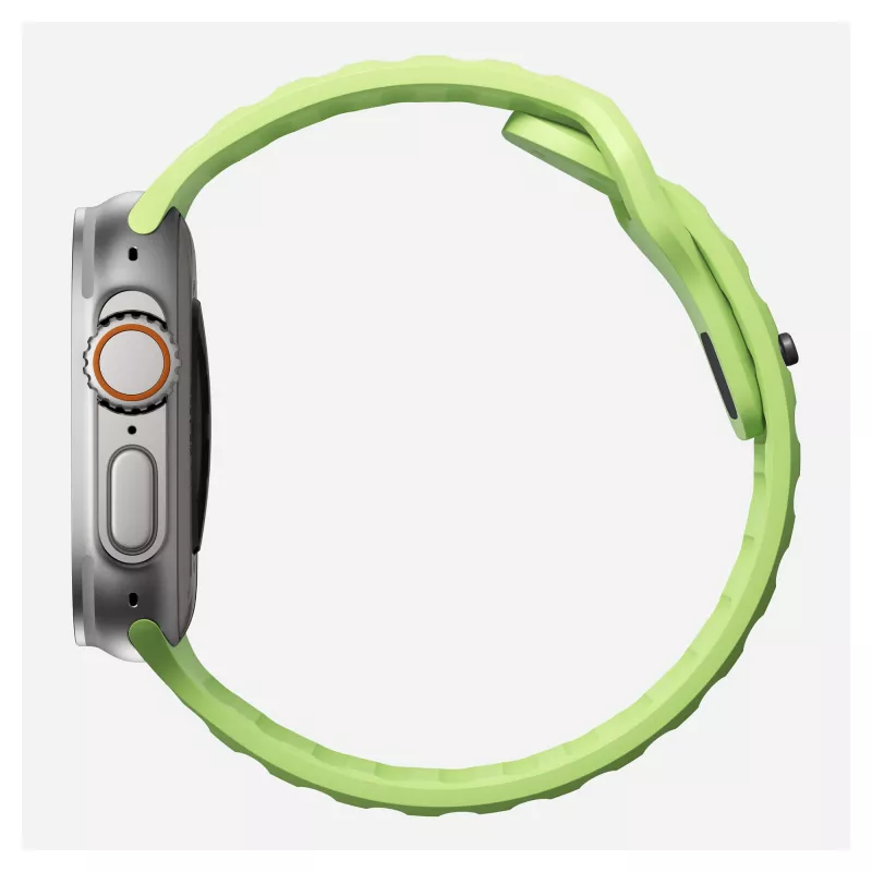 Pasek Nomad Sport Band Light zielony Rubber — szerokość 21,5 mm, nadgarstek 160–195 mm
