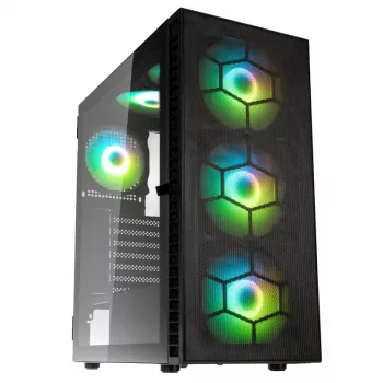 Kolink Observatory HF Plus Mesh ARGB Midi-Tower - czarny