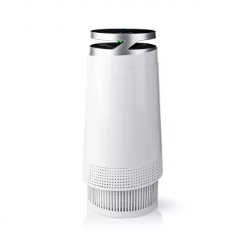 Nedis AIPU100CWT oczyszczacz powietrza 20 m² 50 dB 35 W Czarny, Biały