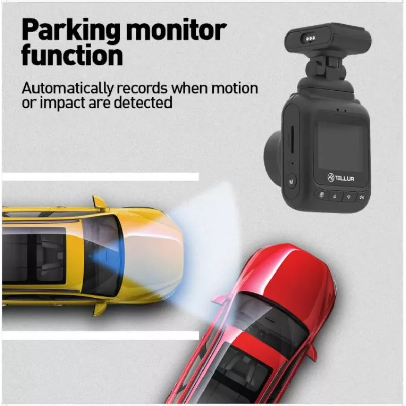 Dash Cam Tellur Dash Patrol DC1 FullHD 1080P Czarny