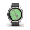 Garmin fēnix 7S Pro 3,05 cm (1,2 inch) MIP 42 mm Cyfrowy 240 x 240 pikseli Ekran dotykowy Srebrny Wi-Fi GPS (satelitarny)