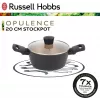 Garnek Russell Hobbs RH01669BEU7 20 cm, czarny, wnętrze ze stali nierdzewnej
