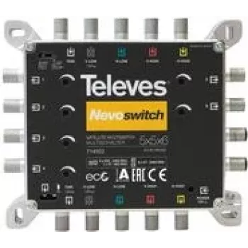 Multiswitch satelitarny Televes 714502 5 wejść 11 wyjść