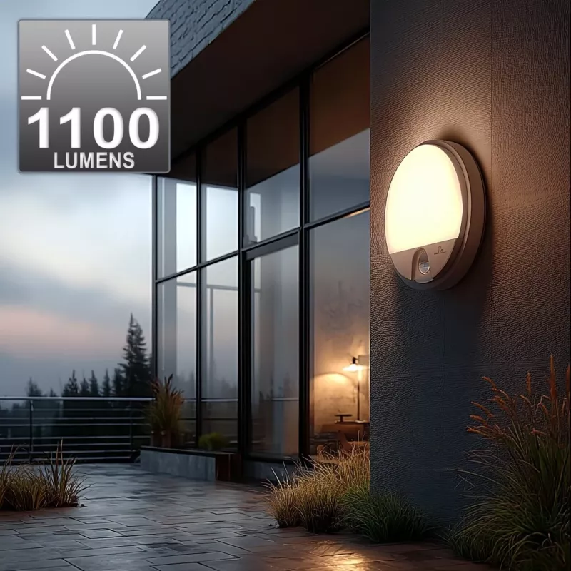 Lampa LED MACLEAN MCE291W z czujnikiem ruchu IR, 10W, 3000K