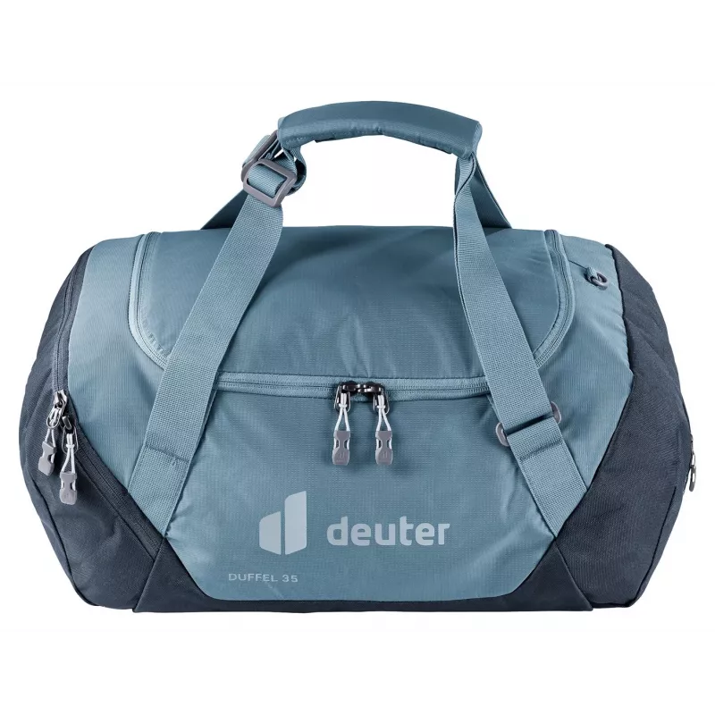 Torba sportowa DEUTER Duffel 35 atlantic-ink — pojemność 35 l, wodoodporne dno, uchwyty do przenoszenia
