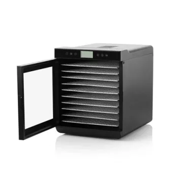 Suszarka do owoców ETA Vital Air II ETA230290000 | Moc 650 W | Liczba tac 10 | Regulacja temperatury | Wbudowany timer | Czarny