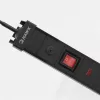 Listwa przeciwprzepięciowa Hawk HWPS801BK z kablem zasilającym 1,5 m, model HWPS801BK