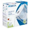 Dzbanek filtrujący wodę BRITA Marella z wkładem Maxtra Pro, zbiornik na wodę 2,4 l, biały, ergonomiczny uchwyt