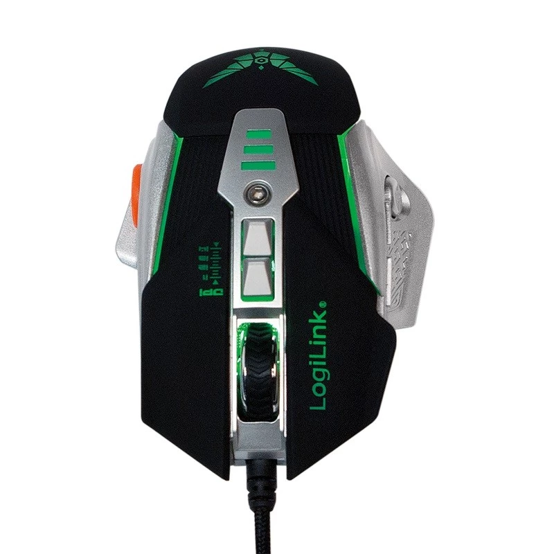USB gaming mysz with additional weights
