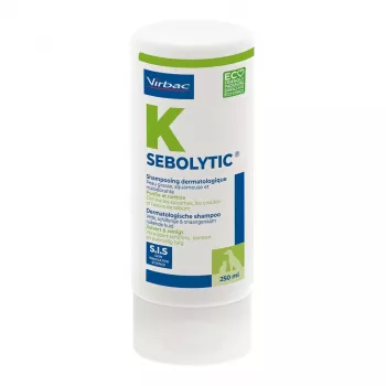 Szampon VIRBAC SEBOLYTIC SIS 250 ml — weterynaryjne leczenie łojotoku