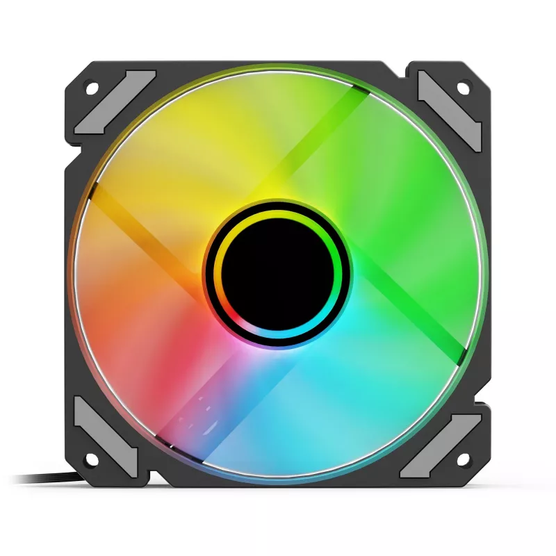 SHARKOON Shark Mirror RGB PWM Reverse 120mm ARGB Wentylator - Czarny