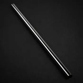 Bitspower None Chamfer Brass Hard Tubing 12mm AD, 500mm - czarny połysk