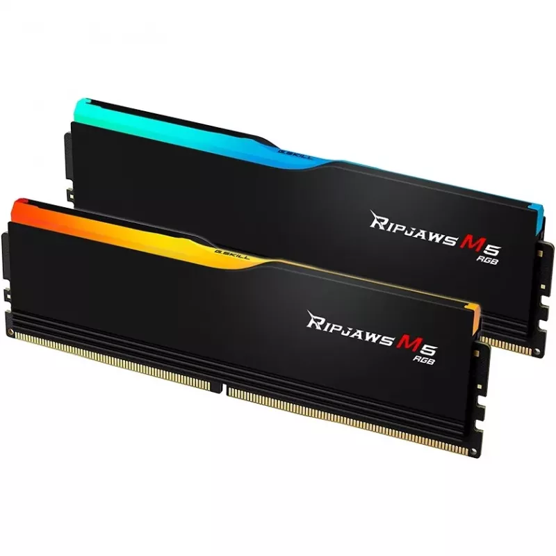DIMM 48 GB DDR5-5200 (2x 24 GB) Dual-Kit, Arbeitsspeicher schwarz, F5-5200J4040A24GX2-RM5RK, Ripjaws M5, INTEL XMP