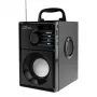 Głośnik bezprzewodowy MEDIA-TECH MT3179, 20W (RMS 15W), Bluetooth 5.1, FM, MicroSD, USB, AUX, Li-Ion, 6 h, obudowa drewniana