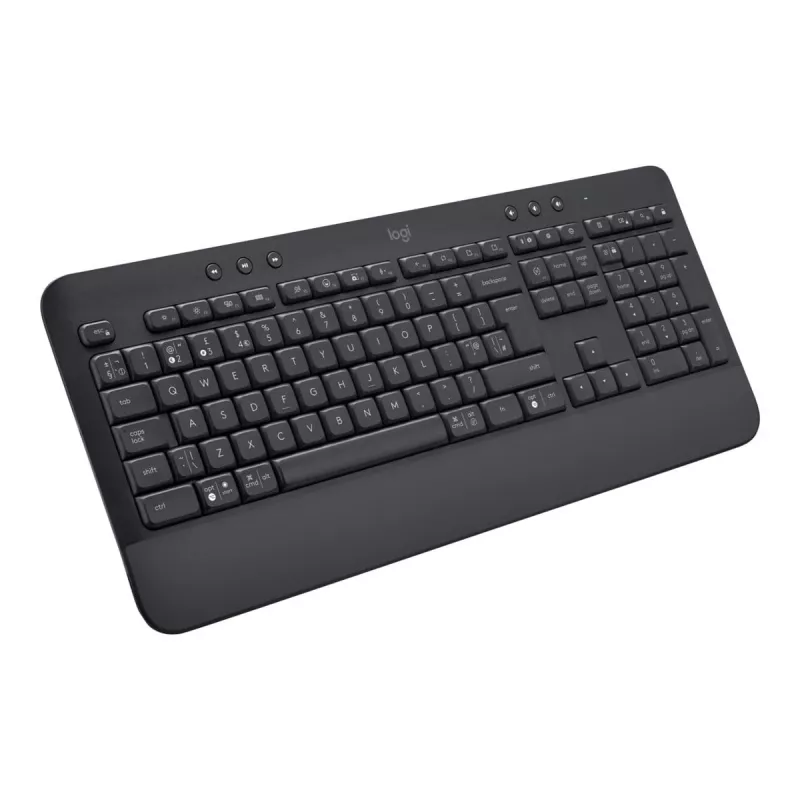 Logitech Signature - Klawiatura - Bezprzewodowa - Bluetooth 5.1 - QWERTY - Włoska - Grafit (920-010915)