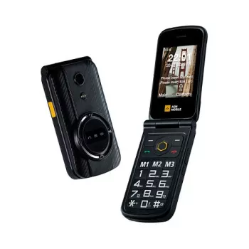 Telefon z klapką AGM M8 FLIP — Dual SIM, wyświetlacz 2,8 cala (7,11 cm), bateria 1500 mAh, 162 g, czarny
