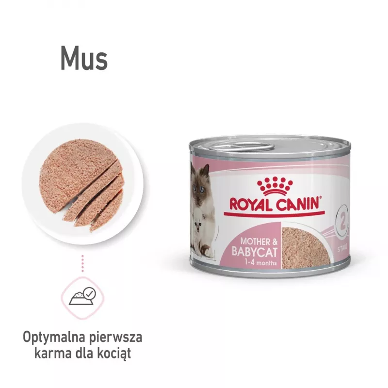 Royal Canin BABYCAT INSTINCTIVE - mokra karma dla kotów - 195 g