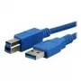 MediaRange - Kabel USB - USB Typ B (M) do USB Typ A (M) - 3,0m - Niebieski (MRCS149)