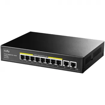 Przełącznik sieciowy Cudy GS1010PE Gigabit Ethernet 10 portów PoE Czarny