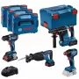 Zestaw wkrętarek BOSCH 18V COMBO KIT GSR 18V-90C GDX 18V-210C GBH 18V-24C GSA 18V-28 1xPC4.0Ah 2xPC5.5Ah