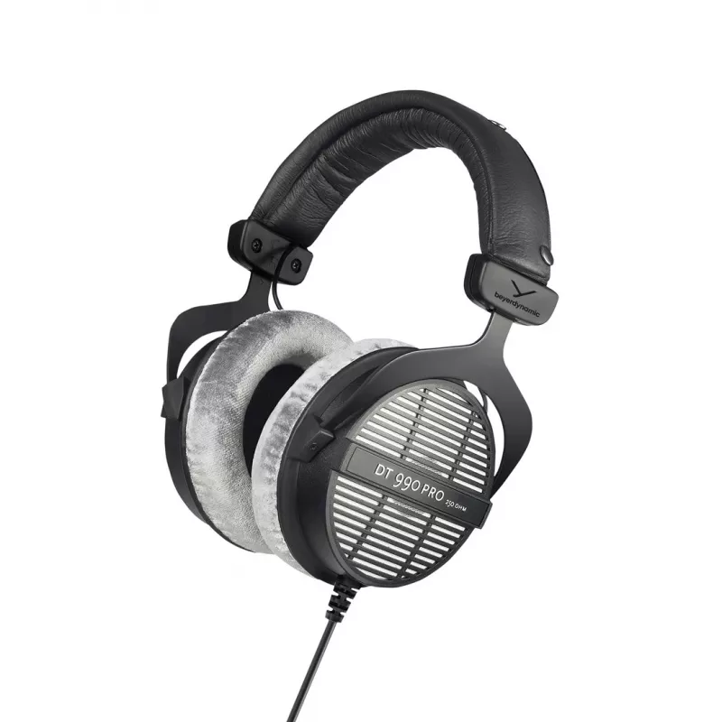 Słuchawki studyjne Beyerdynamic DT 990 PRO 250 Ω — zamknięte, nauszne, przewodowe, kabel 3 m, 96 dB, 5–35 kHz