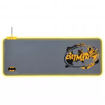 FR-TEC BATPCMPAD Podkładka pod mysz Gamingowa Czarno-Szaro-Żółta (BATPCMPAD)