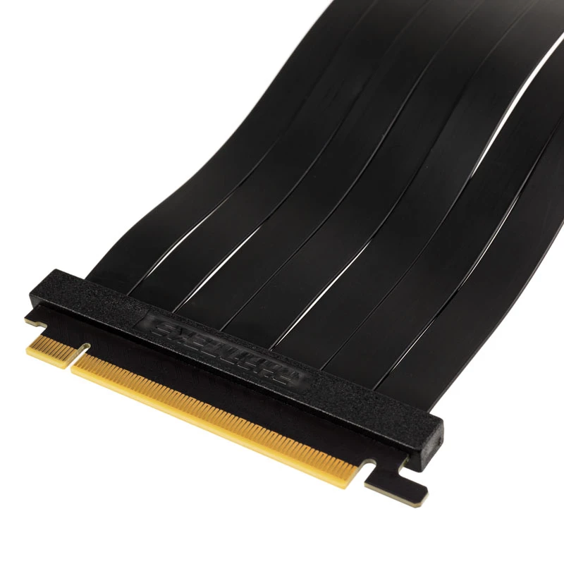 Kabel taśmowy PCIe x16 Riser PHANTEKS, 90 stopni, 22 cm - czarny
