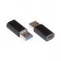 Alcasa USB-AD300 kabel adaptera USB 3.0 / USB 3.1 (Gen. 1) A USB C Czarny (USB-AD300)