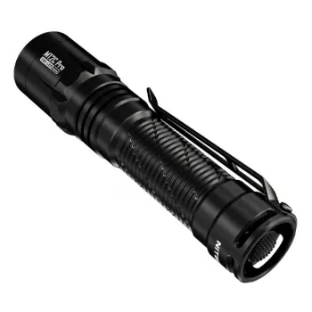 Latarka ręczna Nitecore MT2C Pro, kompaktowa aluminiowa LED, ładowana przez USB, min. 50 lm, wodoszczelna do 2 m, wstrząsoodporna, 117,5 mm, 64 g, czarna