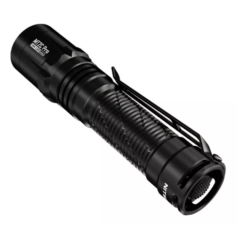 Latarka ręczna Nitecore MT2C Pro, kompaktowa aluminiowa LED, ładowana przez USB, min. 50 lm, wodoszczelna do 2 m, wstrząsoodporna, 117,5 mm, 64 g, czarna
