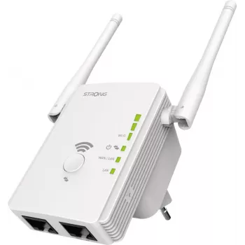 Strong REPEATER300V2 Bridge & Repeater Repeater sieciowy 300 Mbit/s Biały (REPEATER300V2)