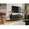 szafka RTV SIENA 150.5x40x60 czarny matowy