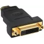Adapter Kindermann HDMI na DVI-D (męski na żeński) — cyfrowy sygnał wideo