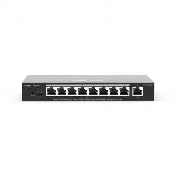 Przełącznik sieciowy Ruijie Networks RG-ES209GC-P zarządzalny Gigabit Ethernet (10/100/1000) Power over Ethernet (PoE) czarny