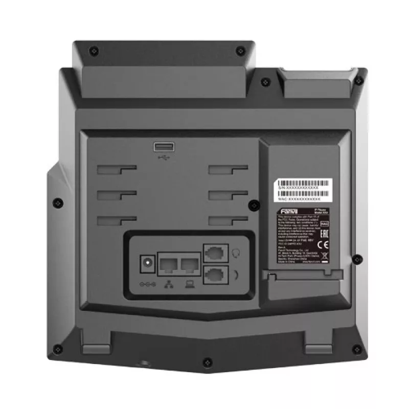 Telefon IP Fanvil X5U czarny 16 linii LCD Wi-Fi przewodowa słuchawka