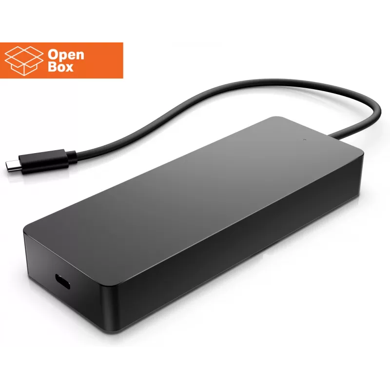 HP Universal USB-C Multiport Travel Hub 65W - OPENBOX - 2 x USB 3.2, 2 x USB-C, 1 x DP, 1 x HDMI, 1 x RJ-45, 1 rok gwarancji