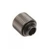 Złącze proste G1/4 cala na 13/10mm - kompaktowe, nikiel czarny
