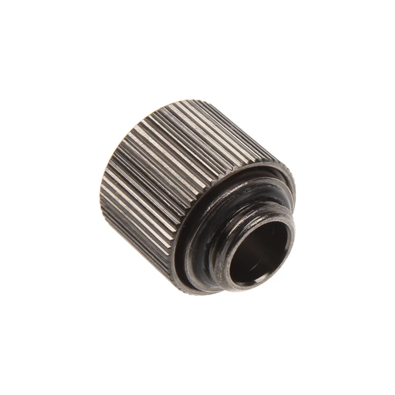 Złącze proste G1/4 cala na 13/10mm - kompaktowe, nikiel czarny