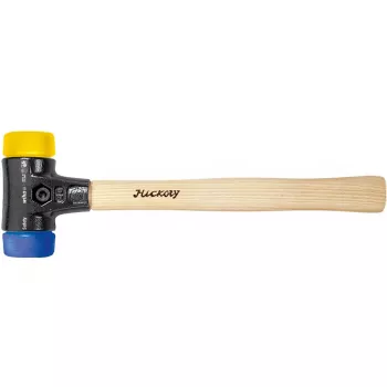 młotek z miękką powierzchnią Safety miękki/średnio twardy (czarny/drewno, Ø 30mm)