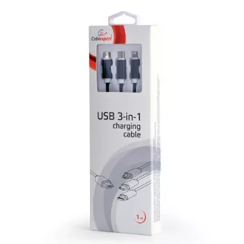 Kabel USB 2.0 Gembird CC-USB2-AM31-1M — złącze USB A, 1 m, czarny