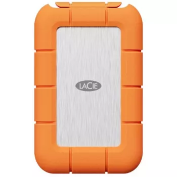 Zewnętrzny dysk SSD LaCie STND4000400 4 TB USB4 Gen 3x2 Thunderbolt USB Type-C, pomarańczowy/stal nierdzewna