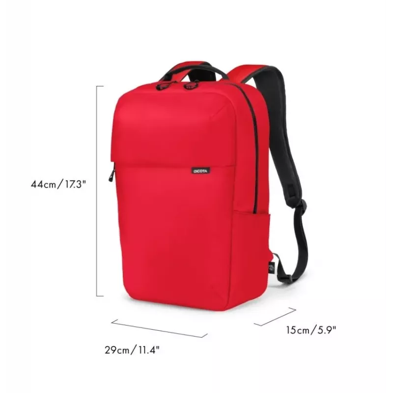 Casual backpack DICOTA D32121-RPET czerwony Polyester rPET
