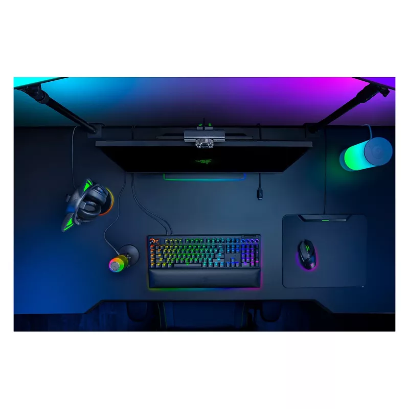 Kamera internetowa Razer Kiyo V2 X, 1440p @ 60 FPS, autofokus, szeroki kąt - czarna