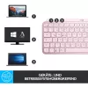 Logitech MX Keys Mini Minimalistyczna bezprzewodowa podświetlana klawiatura - RÓŻOWA - CENTRAL (DE)