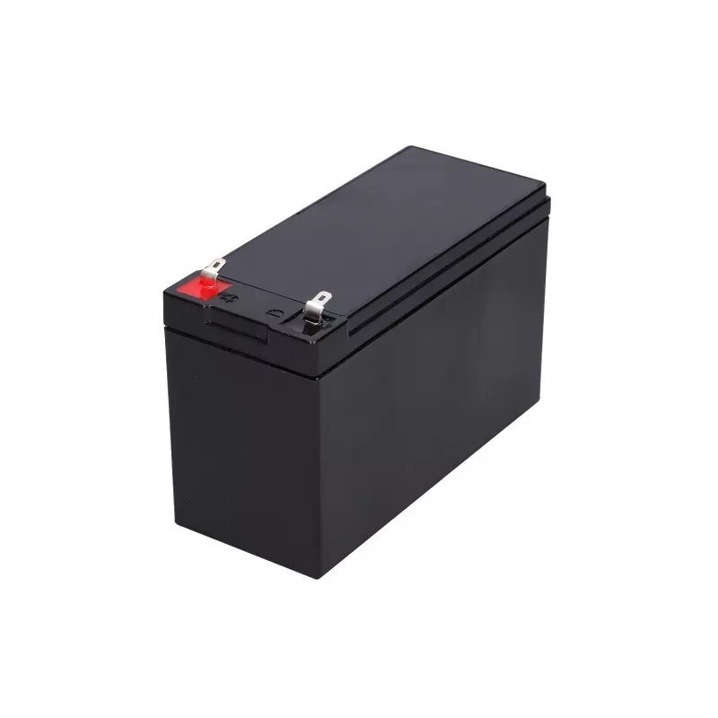 UPS battery Extralink AGM 12V 7.2Ah (7Ah) Sealed Lead Acid VRLA, maintenance-free, Czarny