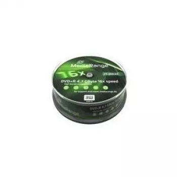 MediaRange - 25 x DVD+R - 4,7GB (120 Min.) 16x - Wrzeciono (MR404)