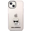 Karl Lagerfeld KLHCP14MCTRI Iphone 14 Plus / 15 Plus 6.7 Hardcase różowy / różowy przezroczysty etui z kotką Choupette
